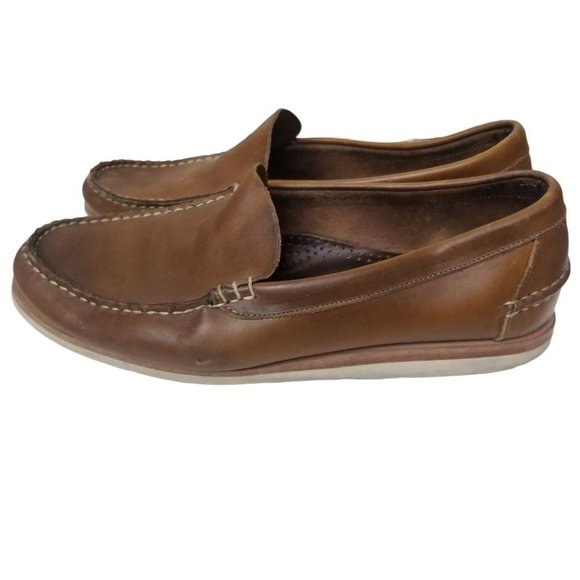 Allen Edmonds Mens 11D Brown Leather Slip On Grand main image 7